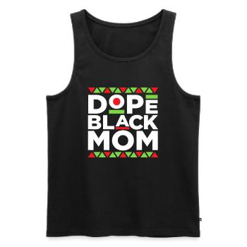 Black Mom Matter Mois de l’histoire des Noirs Mère Pridel - Débardeur bio Premium Homme - noir - Devant - Michal (187cm)