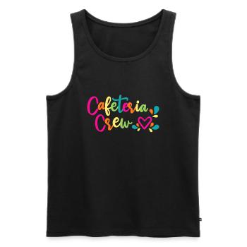 Cafeteria Crew School Lunch Lady Worker Squad with - Men's Premium Organic Tank Top - black - Front - Michal (187cm)