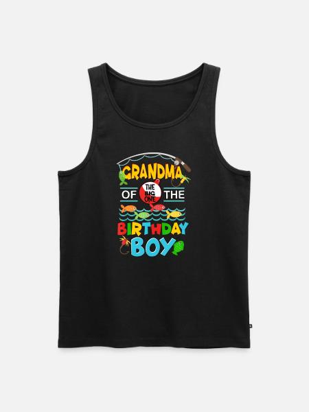 O Fish Ally Une Tenue d’Anniversaire Grand-Dame De Le Bir - Débardeur bio Premium Homme - noir