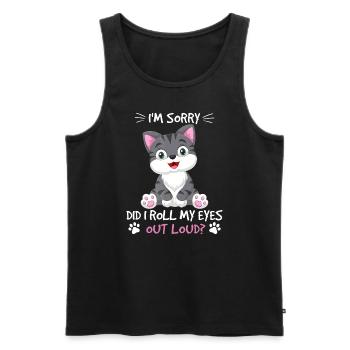 Geschichte der Ureinwohner - Indigene Indianer - Männer Premium Bio Tank Top - Schwarz - Vorne - AI Model Male 178 light (178cm)