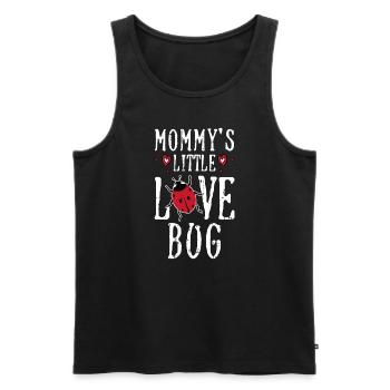 Mommys Little Valentines Day Gifts For Kids Cute L - Men's Premium Organic Tank Top - black - Front - AI Model Male 178 light (178cm)
