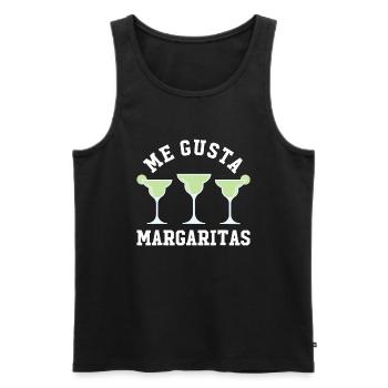 Me Gusta Margaritas - Cinco De Mayo May Fifthbaby - Men's Premium Organic Tank Top - black - Front - Michal (187cm)