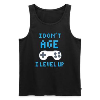 Gaminggrand theft autowowfinal fantasymetal gear s - Männer Premium Bio Tank Top - Schwarz - Vorne - AI Model Male 178 light (178cm)