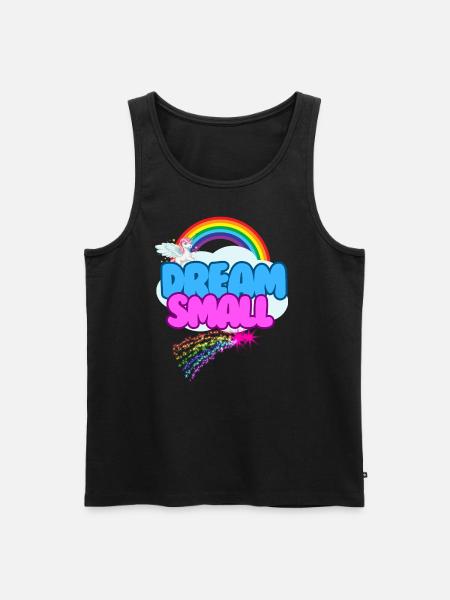 Dream Small Funny Sarcastic - Men's Premium Organic Tank Top - black