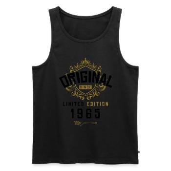 1965 limited edition Geburtstag - Männer Premium Bio Tank Top - Schwarz - Vorne - Michal (187cm)