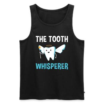 Hygienist The Tooth Whisperer Dental Assistant - Männer Premium Bio Tank Top - Schwarz - Vorne - Michal (187cm)