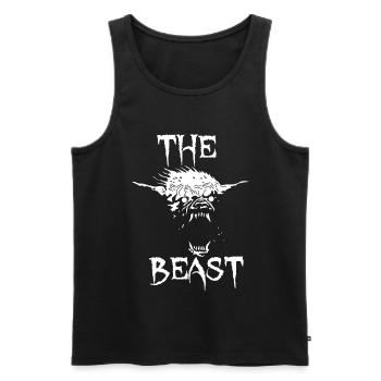 The Beast - Men's Premium Organic Tank Top - black - Front - AI Model Male 178 light (178cm)