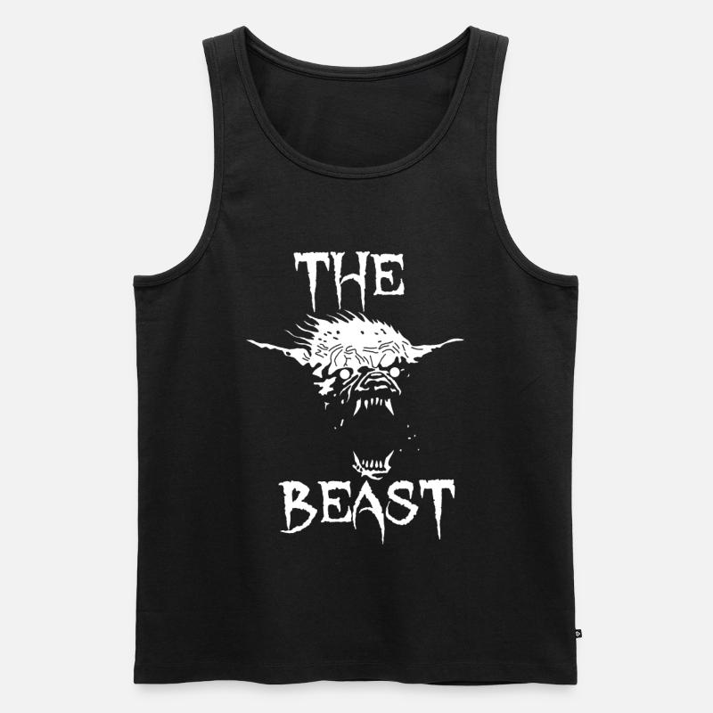 Das Biest - Männer Premium Bio Tank Top - Schwarz
