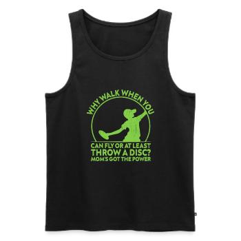 Disc Golf Player Disc Golfer Frisbee Player Par Pu - Männer Premium Bio Tank Top - Schwarz - Vorne - Michal (187cm)