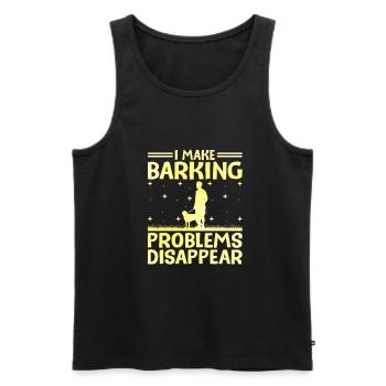 Dog Trainer Dog Training Training Dogs Pet Care Pr - Men's Premium Organic Tank Top - black - Front - Michal (187cm)