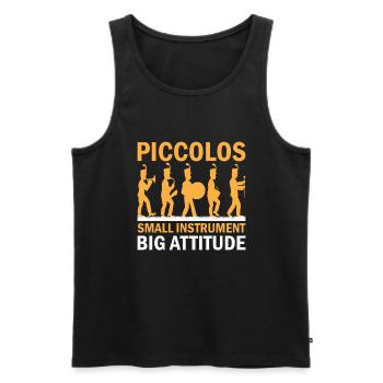 Marching Band Sayings Funny Marching Instruments - Men's Premium Organic Tank Top - black - Front - Michal (187cm)
