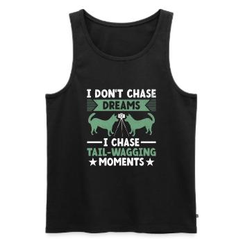 Dog Lover Photography Loves Dog Photographer Dogs - Men's Premium Organic Tank Top - black - Front - Michal (187cm)