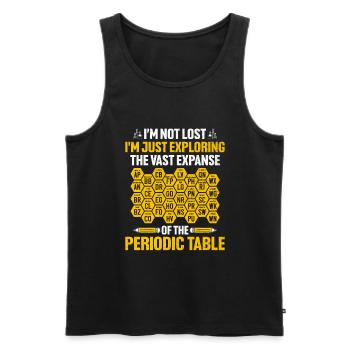Naturwissenschaftliches Lehramt Lehramt Biologie Chemie P - Männer Premium Bio Tank Top - Schwarz - Vorne - Michal (187cm)
