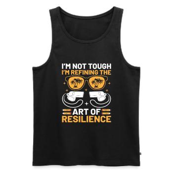 Physical Education Teacher PE Teachers School Spor - Men's Premium Organic Tank Top - black - Front - Michal (187cm)