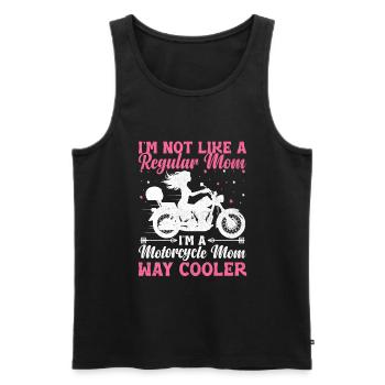 Ich bin nicht wie eine normale Mutter Ich bin eine Motorrad-Mutter Wa - Männer Premium Bio Tank Top - Schwarz - Vorne - Michal (187cm)