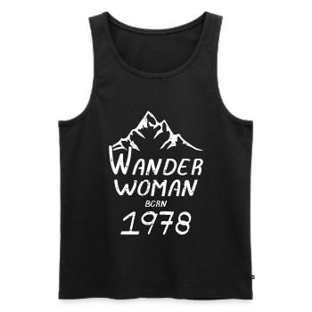 Birthday 1978 Born Women Sport Hiking - Men's Premium Organic Tank Top - black - Front - Michal (187cm)