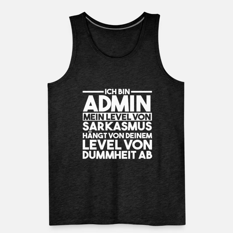 Administrator Informatiker Programmierer Admin Männer Premium Bio Tank Top