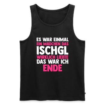 Apres Ski Party Skiurlaub Skifahrer Ischgl - Männer Premium Bio Tank Top - Schwarz - Vorne - Michal (187cm)