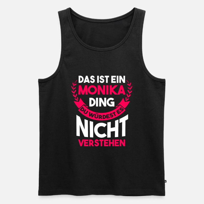 Monika - Männer Premium Bio Tank Top - Schwarz
