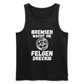 Auto Mechaniker KFZ Mechatroniker Tuner Schrauber - Männer Premium Bio Tank Top - Schwarz - Vorne - Michal (187cm)
