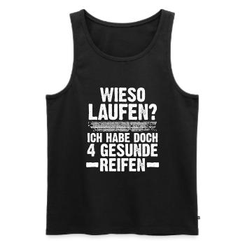 Auto Mechaniker KFZ Mechatroniker Tuner Schrauber - Männer Premium Bio Tank Top - Schwarz - Vorne - Michal (187cm)
