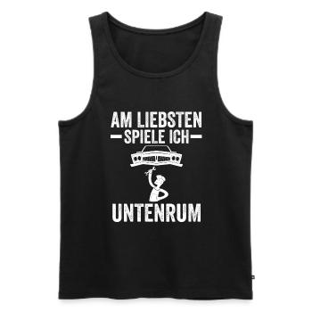 Auto Mechaniker KFZ Mechatroniker Tuner Schrauber - Männer Premium Bio Tank Top - Schwarz - Vorne - Michal (187cm)