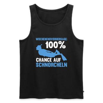 Schullehrerin Lehrerin - Männer Premium Bio Tank Top - Schwarz - Vorne - Michal (187cm)