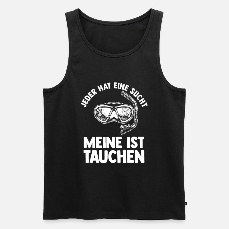Kaffee Schullehrerin Lehrerin - Männer Premium Bio Tank Top - Schwarz