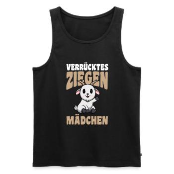 Ziege Ziegenbauer Bauernhof Landwirt Bauer Ziegen - Männer Premium Bio Tank Top - Schwarz - Vorne - Michal (187cm)