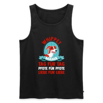 Dog Dog Mom WhippetMom Mom Whippet - Men's Premium Organic Tank Top - black - Front - Michal (187cm)