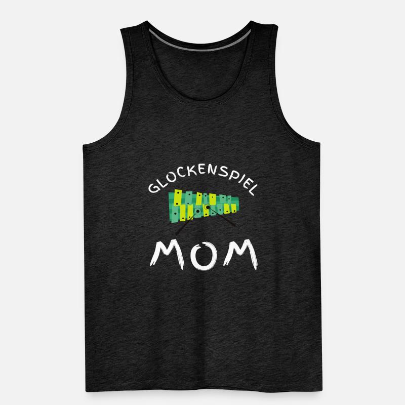 Vibraphone Mom Marimba Ninja And Mallet Men's Premium Organic Tank Top