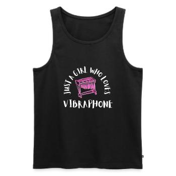 Vibraphone Mom Marimba Ninja And Mallet - Männer Premium Bio Tank Top - Schwarz - Vorne - Michal (187cm)