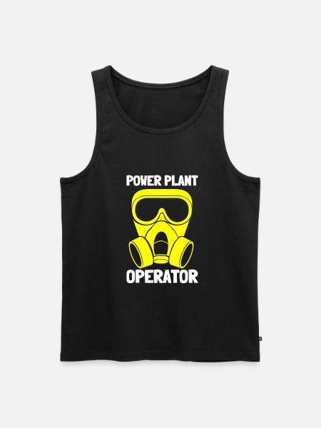 Uranium Fission Nuclear Engineering Theme - Männer Premium Bio Tank Top - Schwarz