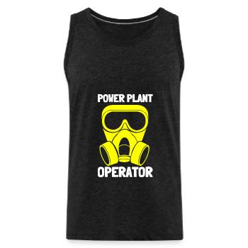 Uranium Fission Nuclear Engineering Theme - Männer Premium Bio Tank Top - Anthrazit - Vorne - Alexander (188cm)