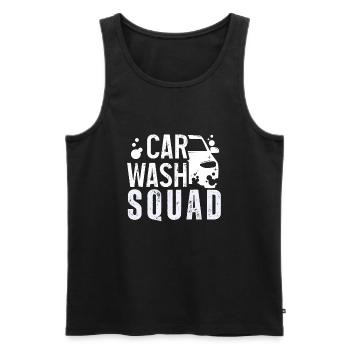 Window Cleaner Services Car Window Cleaning Window - Men's Premium Organic Tank Top - black - Front - AI Model Male 178 light (178cm)
