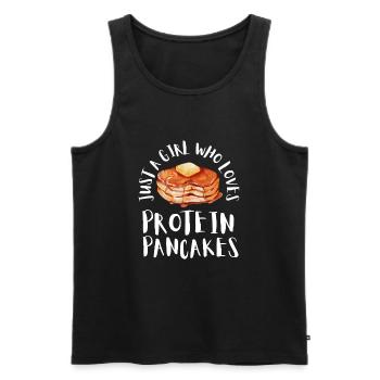 Syrup For Pancakes Flipping Flapjack Breakfast - Men's Premium Organic Tank Top - black - Front - AI Model Male 178 light (178cm)
