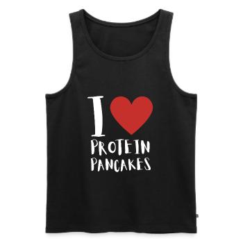 Syrup For Pancakes Flipping Flapjack Breakfast - Men's Premium Organic Tank Top - black - Front - AI Model Male 178 light (178cm)