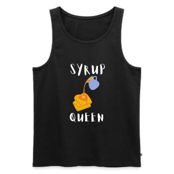 Syrup For Pancakes Flipping Flapjack Breakfast - Men's Premium Organic Tank Top - black - Front - AI Model Male 178 light (178cm)