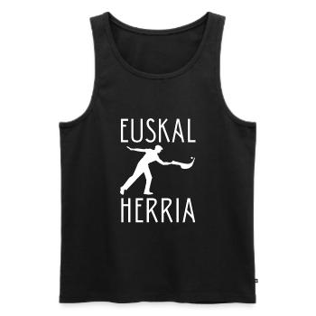 Euskal Presoak Euskal Herria Basque Country - Männer Premium Bio Tank Top - Schwarz - Vorne - AI Model Male 178 light (178cm)