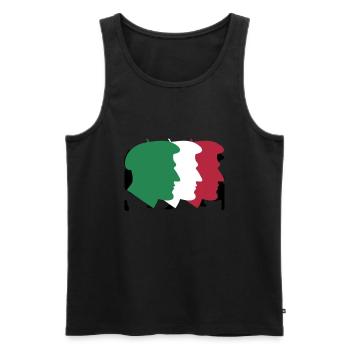 Euskal Presoak Euskal Herria Basque Country - Männer Premium Bio Tank Top - Schwarz - Vorne - AI Model Male 178 light (178cm)