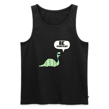 Normal Distribution Statistician Data Scientist - Männer Premium Bio Tank Top - Schwarz - Vorne - Michal (187cm)