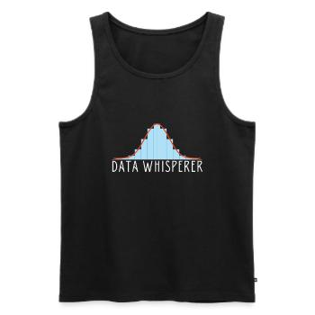 Normal Distribution Statistician Data Scientist - Männer Premium Bio Tank Top - Schwarz - Vorne - Michal (187cm)