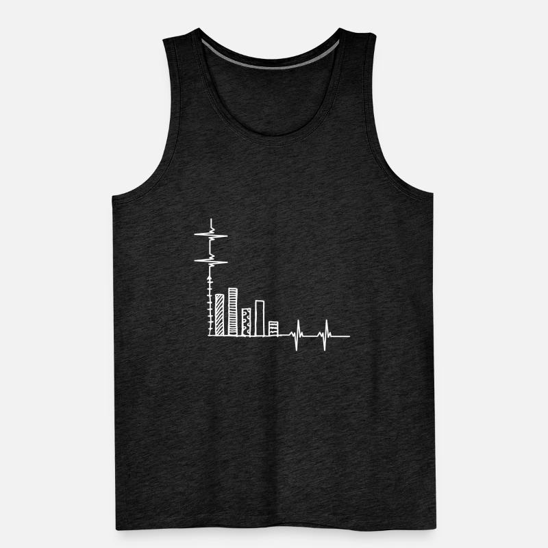 Normal Distribution Statistician Data Scientist Men's Premium Organic Tank Top