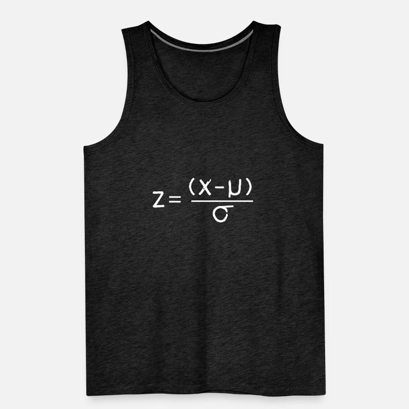 Normal Distribution Statistician Data Scientist Männer Premium Bio Tank Top