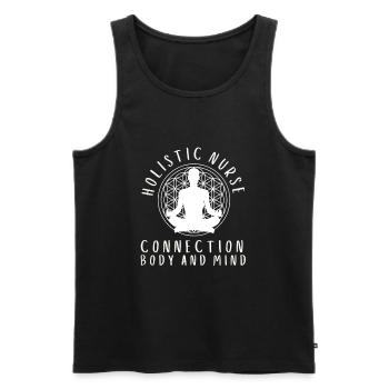 Homeopathy Alternative Medicine, Holistic Nursing - Männer Premium Bio Tank Top - Schwarz - Vorne - AI Model Male 178 light (178cm)
