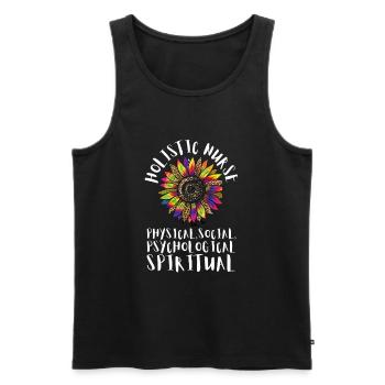 Homeopathy Alternative Medicine, Holistic Nursing - Männer Premium Bio Tank Top - Schwarz - Vorne - AI Model Male 178 light (178cm)