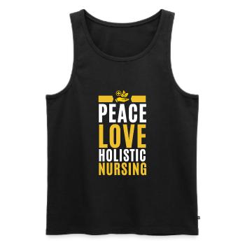 Homeopathy Alternative Medicine, Holistic Nursing - Männer Premium Bio Tank Top - Schwarz - Vorne - AI Model Male 178 light (178cm)