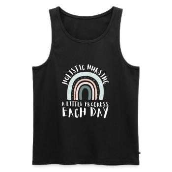 Homeopathy Alternative Medicine, Holistic Nursing - Männer Premium Bio Tank Top - Schwarz - Vorne - AI Model Male 178 light (178cm)
