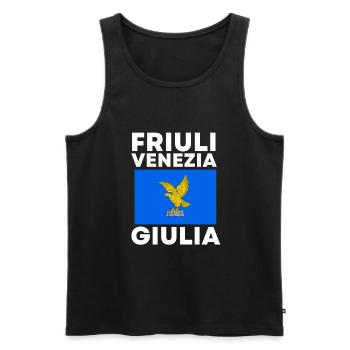 Venice Gondola Italy Venezia - Männer Premium Bio Tank Top - Schwarz - Vorne - AI Model Male 178 light (178cm)