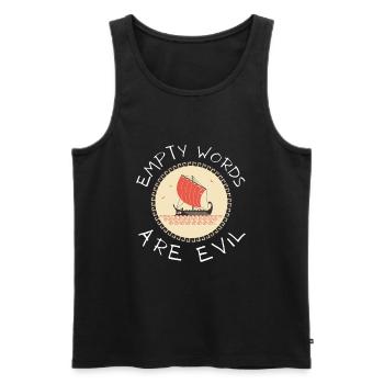 Greek Mythology Gods Ancient Greece - Men's Premium Organic Tank Top - black - Front - AI Model Male 178 light (178cm)